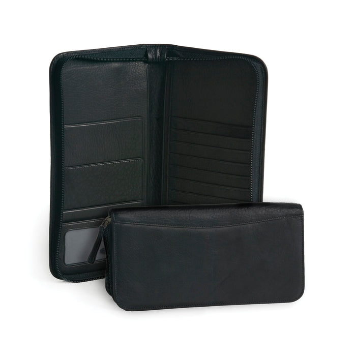 Osgoode Marley Leather Men's Travel Organizer Zippered RFID