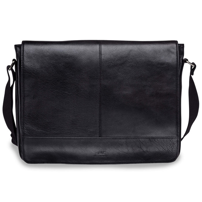 Mancini Leather Messenger Bag for 15'' Laptop/Tablet RFID