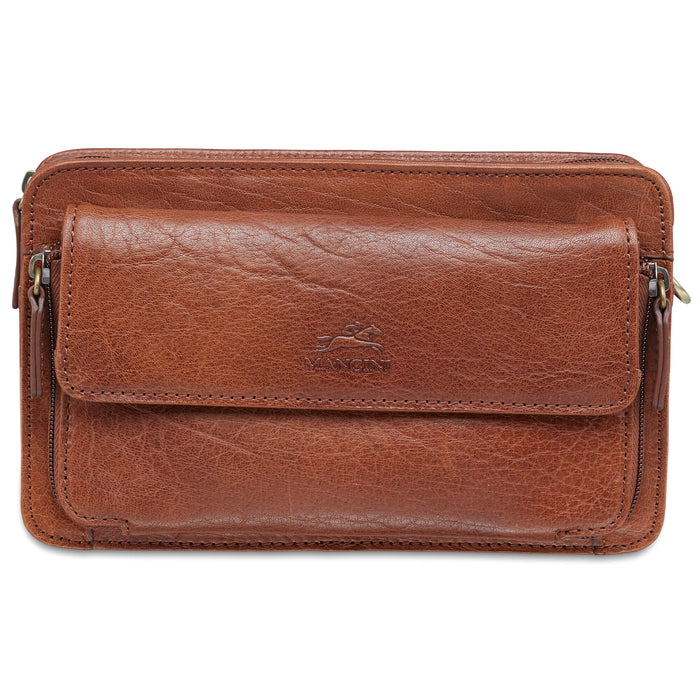 Mancini Leather Unisex Bag