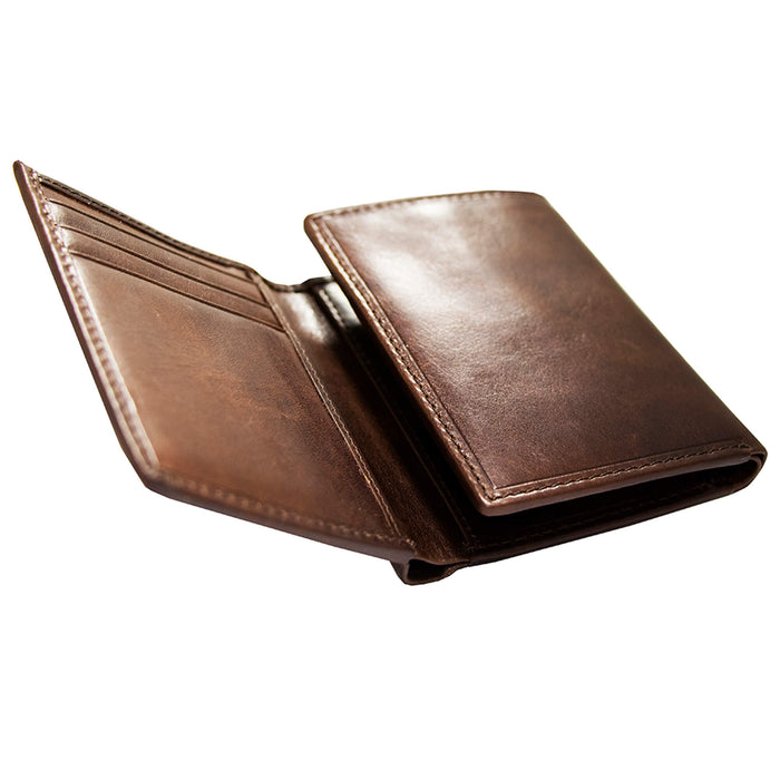 Mancini Leather Men’s RFID Secure Trifold Wallet