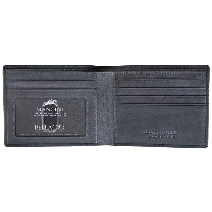 Mancini Leather Men's Wallet RFID Billfold