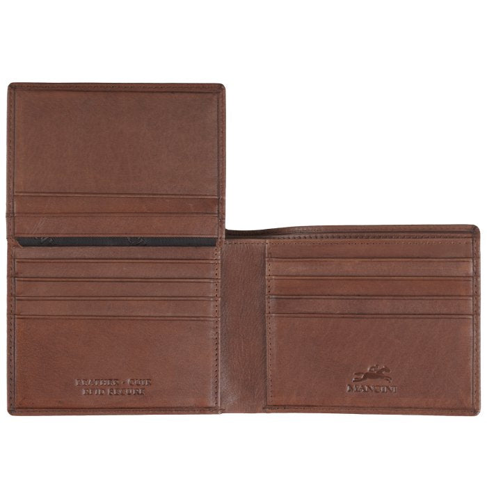 Mancini Leather Men's Wallet Left Wing RFID Billfold