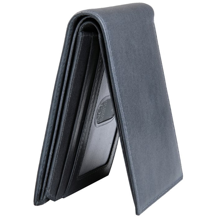 Mancini Leather Men's Wallet Left Wing RFID Billfold