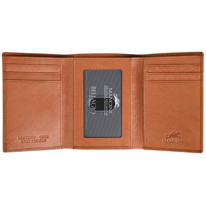 Mancini Leather Men's Trifold RFID Wallet