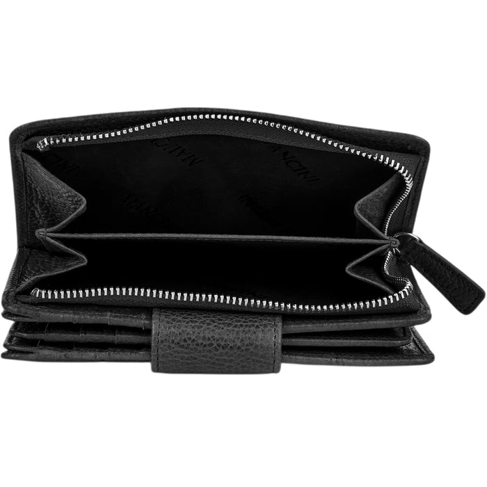 Mancini Leather Fifth Avenue RFID Secure Medium Clutch Wallet