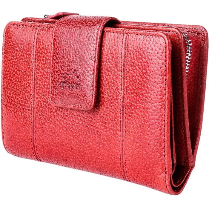 Mancini Leather Fifth Avenue RFID Secure Medium Clutch Wallet