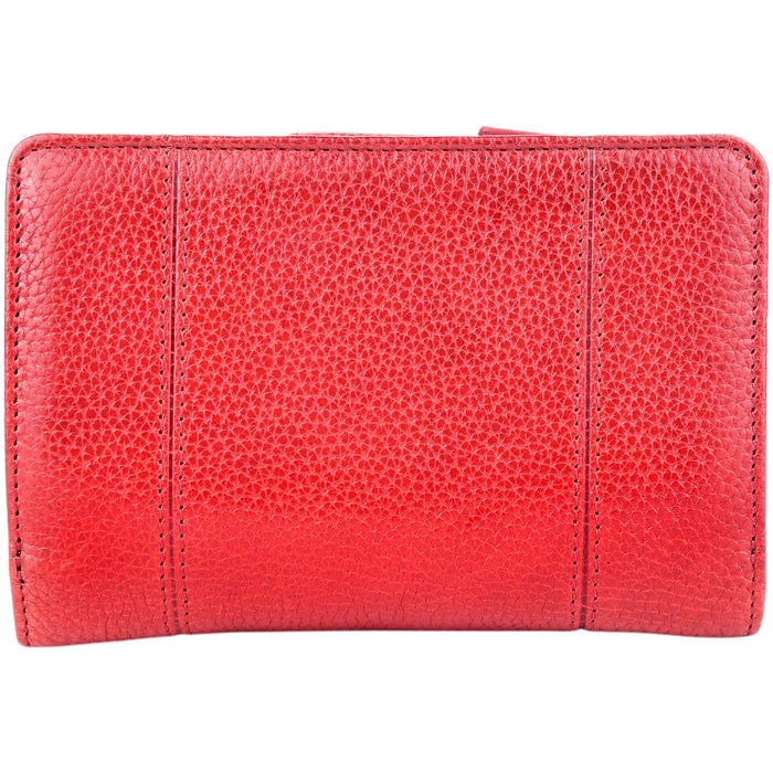 Mancini Leather Fifth Avenue RFID Secure Medium Clutch Wallet