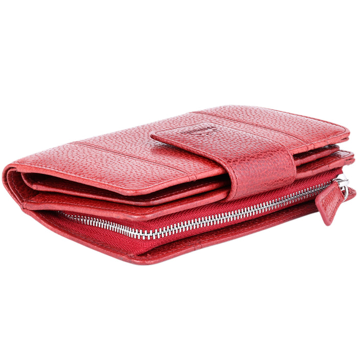 Mancini Leather Fifth Avenue RFID Secure Medium Clutch Wallet