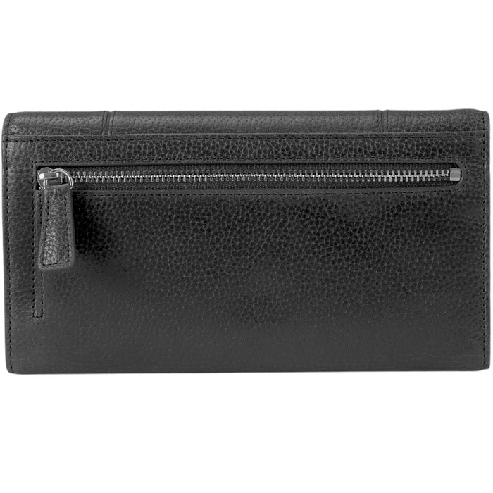 Mancini Leather Fifth Avenue RFID Secure Trifold Wallet