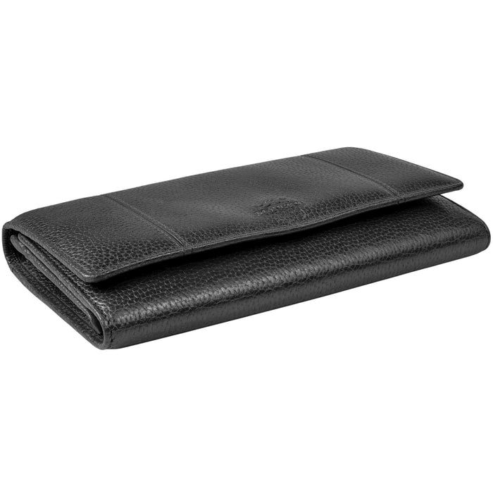 Mancini Leather Fifth Avenue RFID Secure Trifold Wallet