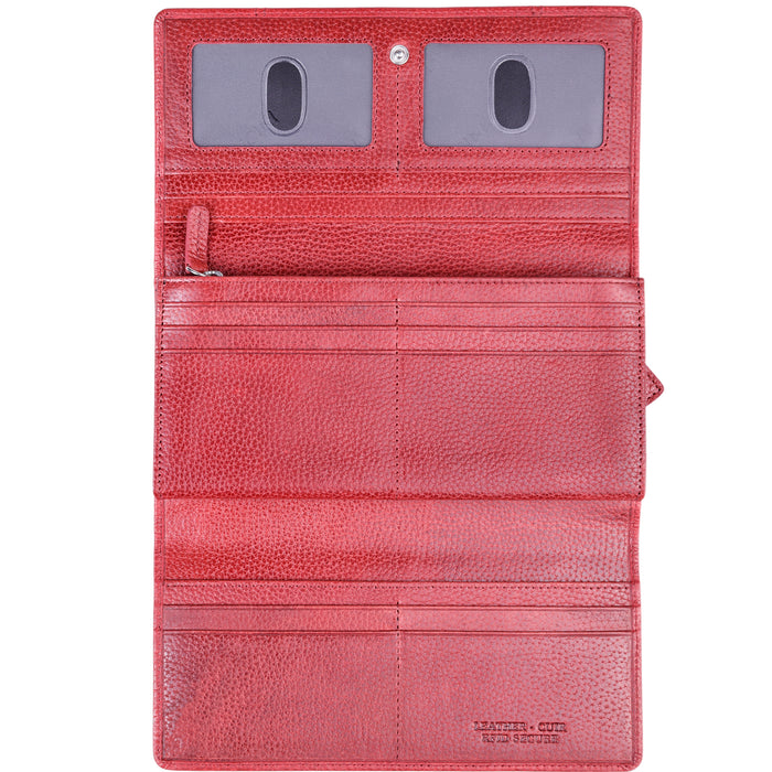 Mancini Leather Fifth Avenue RFID Secure Trifold Wallet