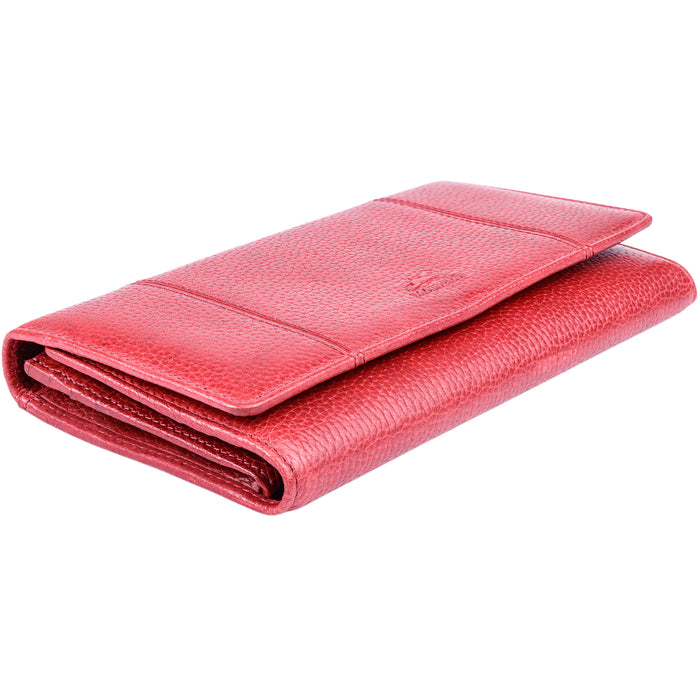 Mancini Leather Fifth Avenue RFID Secure Trifold Wallet