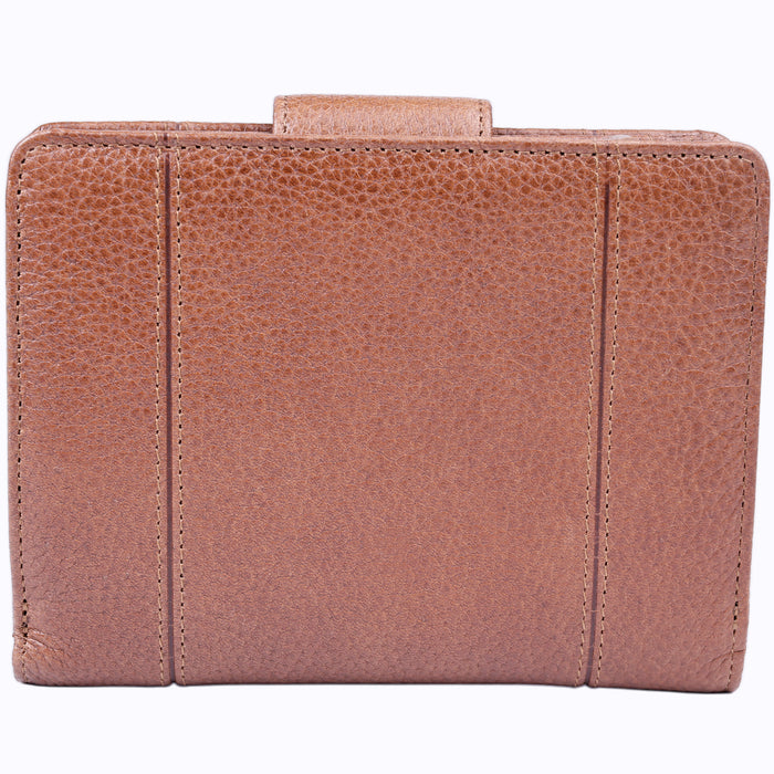 Mancini Leather Fifth Ave RFID Secure Medium Clutch Wallet