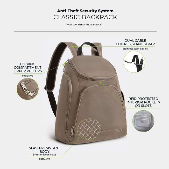 Travelon Anti-Theft Classic Backpack