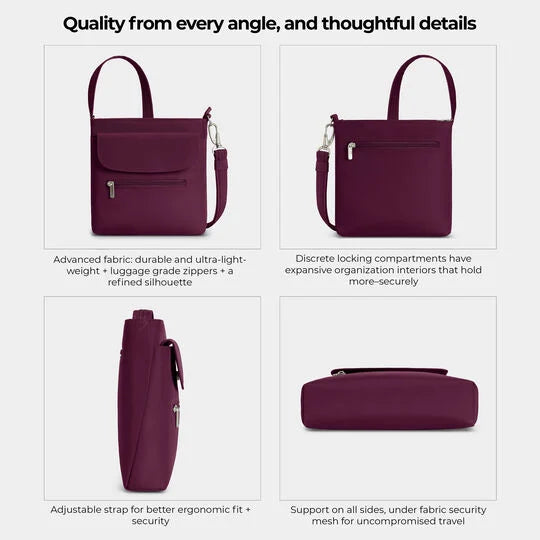 Travelon Anti-Theft Classic Mini Shoulder Bag