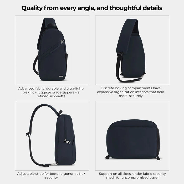 Travelon Anti-Theft Classic Sling Bag NEW