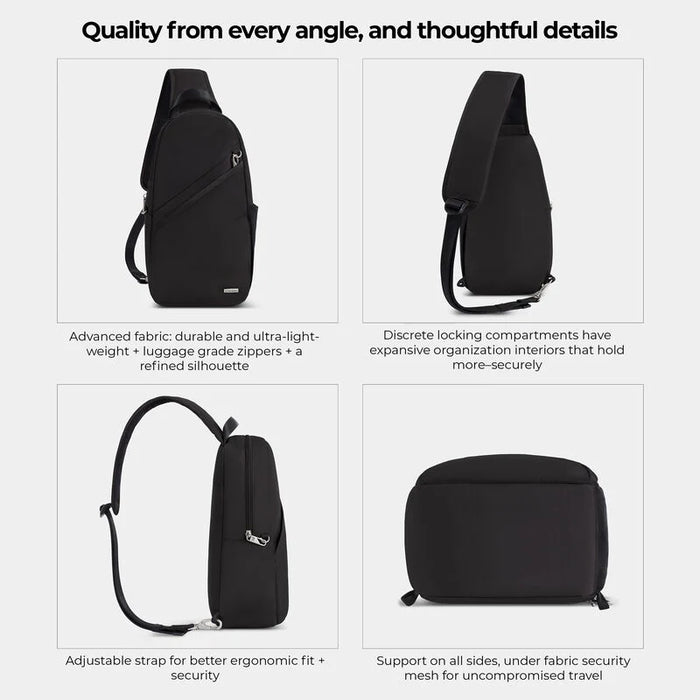 Travelon Anti-Theft Classic Sling Bag NEW