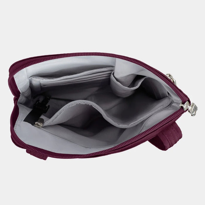 Travelon Anti-Theft Classic Slim Double Zip Crossbody