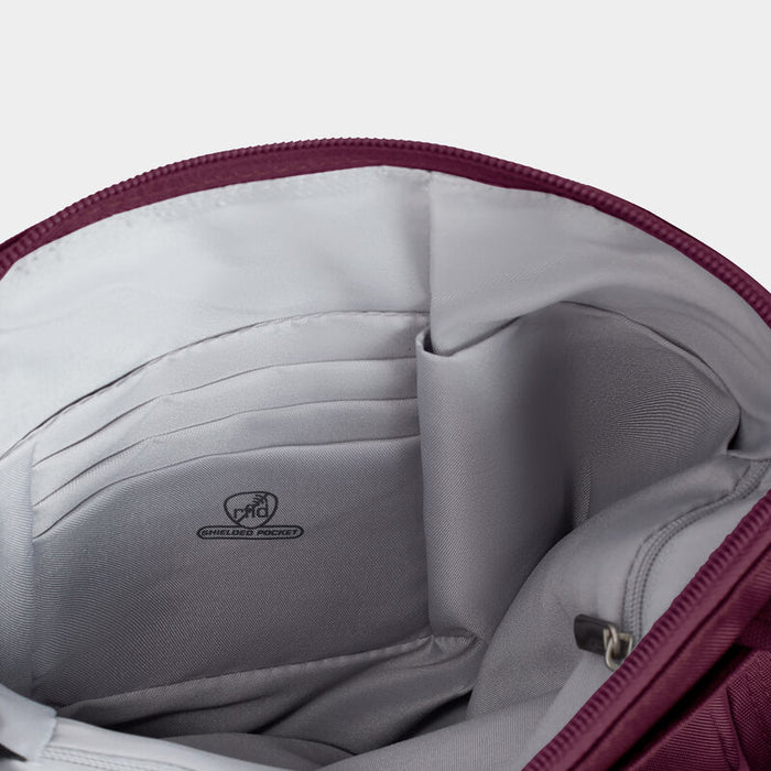 Travelon Anti-Theft Classic Slim Double Zip Crossbody