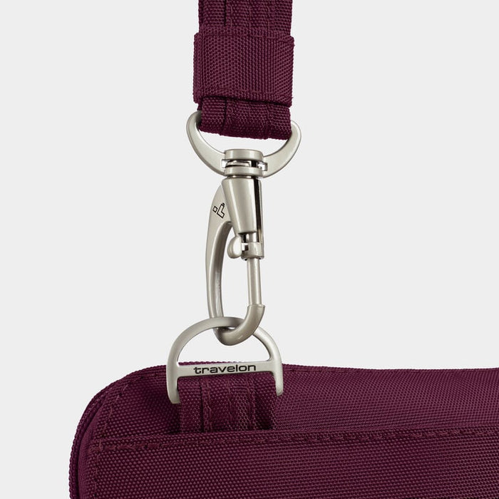 Travelon Anti-Theft Classic Slim Double Zip Crossbody