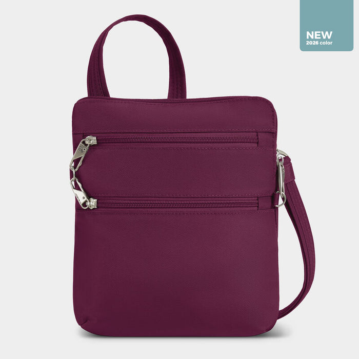 Travelon Anti-Theft Classic Slim Double Zip Crossbody