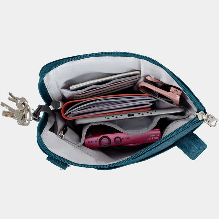 Travelon Anti-Theft Classic Slim Double Zip Crossbody