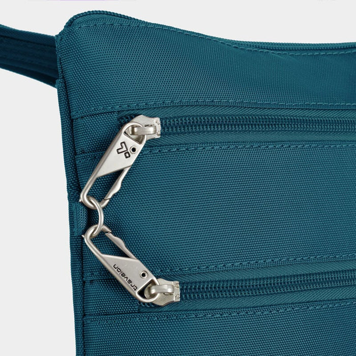Travelon Anti-Theft Classic Slim Double Zip Crossbody