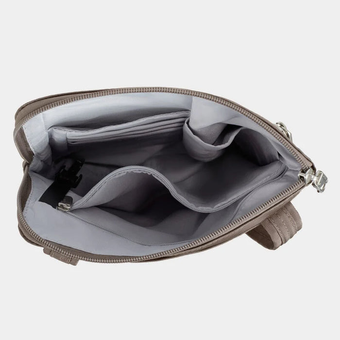Travelon Anti-Theft Classic Slim Double Zip Crossbody