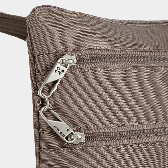 Travelon Anti-Theft Classic Slim Double Zip Crossbody