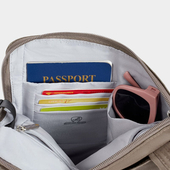 Travelon Anti-Theft Classic Slim Double Zip Crossbody