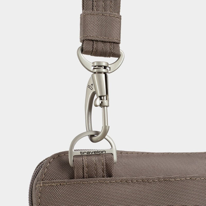 Travelon Anti-Theft Classic Slim Double Zip Crossbody