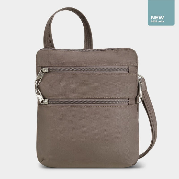 Travelon Anti-Theft Classic Slim Double Zip Crossbody