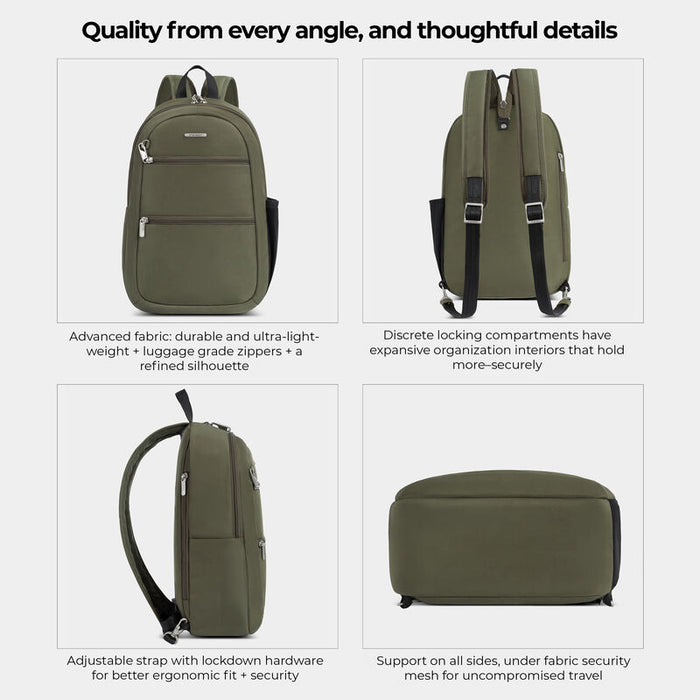 Travelon Anti-Theft Classic Convertible Sling Backpack