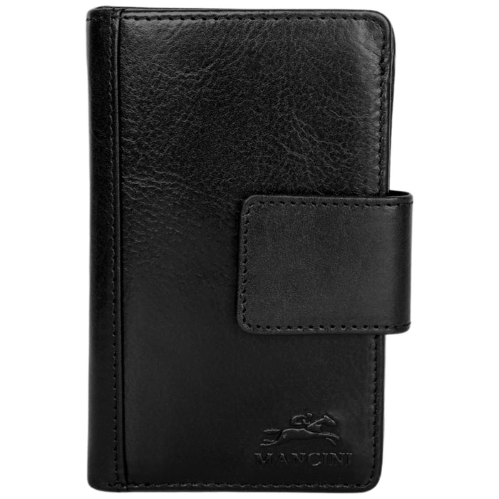 Mancini Leather Pelle D’oro RFID Secure Medium Clutch Wallet