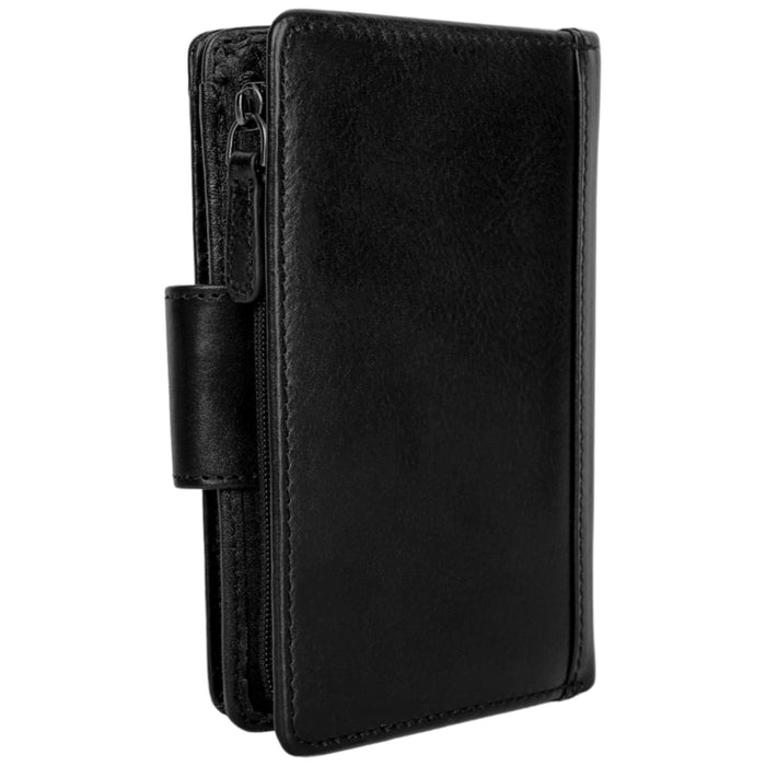 Mancini Leather Pelle D’oro RFID Secure Medium Clutch Wallet