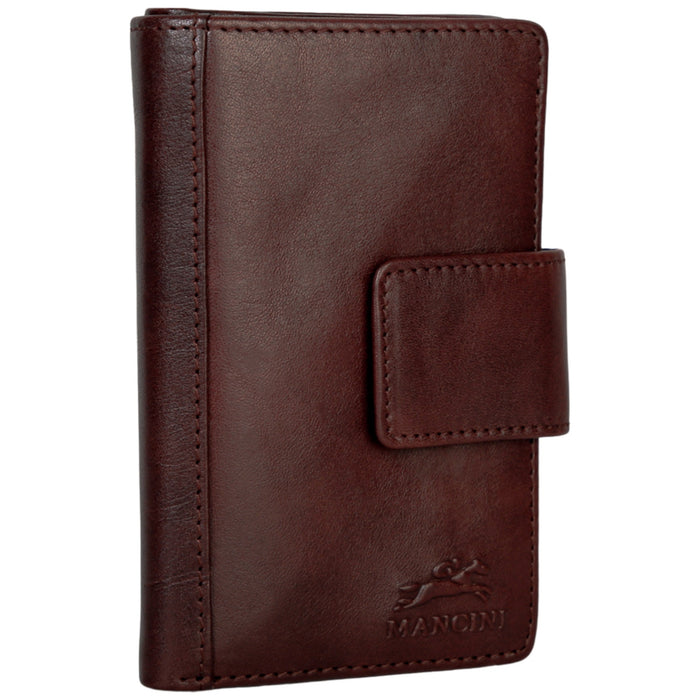Mancini Leather Pelle D’oro RFID Secure Medium Clutch Wallet