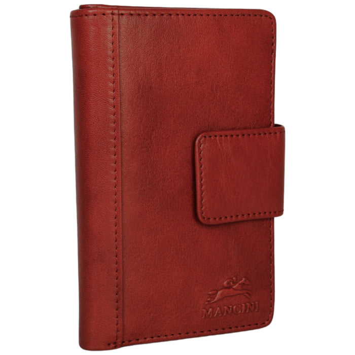 Mancini Leather Pelle D’oro RFID Secure Medium Clutch Wallet