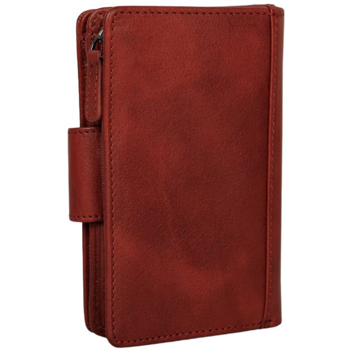 Mancini Leather Pelle D’oro RFID Secure Medium Clutch Wallet