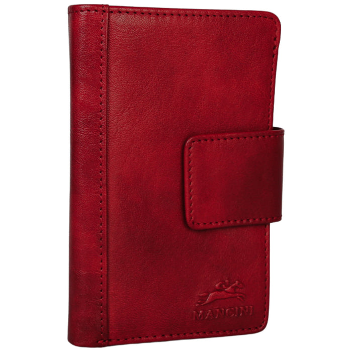 Mancini Leather Pelle D’oro RFID Secure Medium Clutch Wallet
