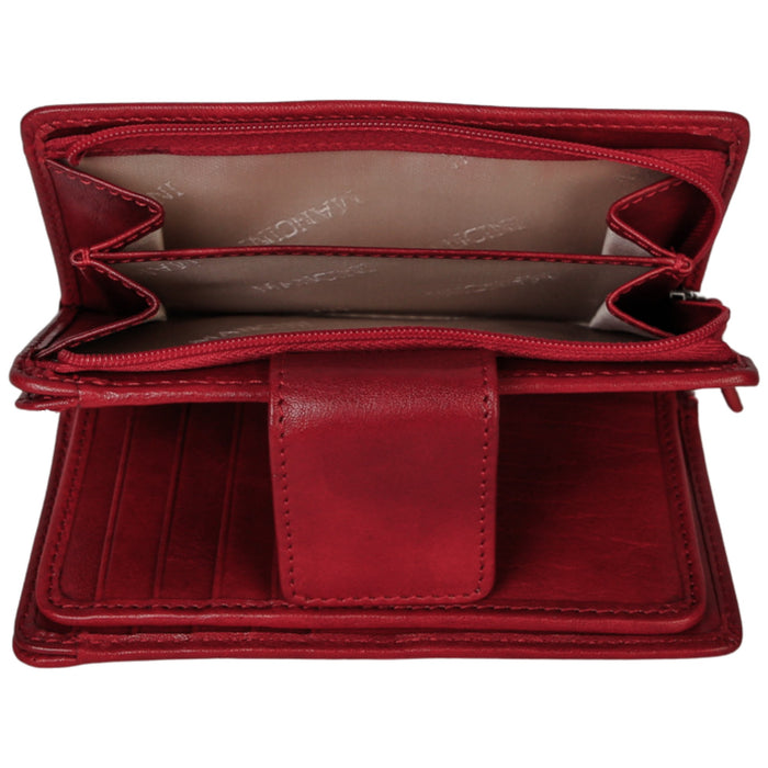 Mancini Leather Pelle D’oro RFID Secure Medium Clutch Wallet