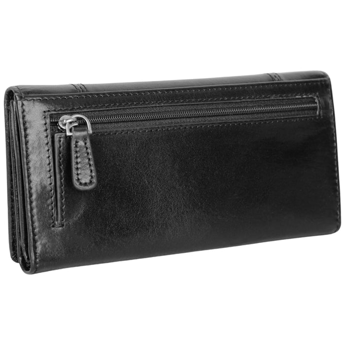 Mancini Leather Pelle D’oro RFID Secure Trifold Wallet