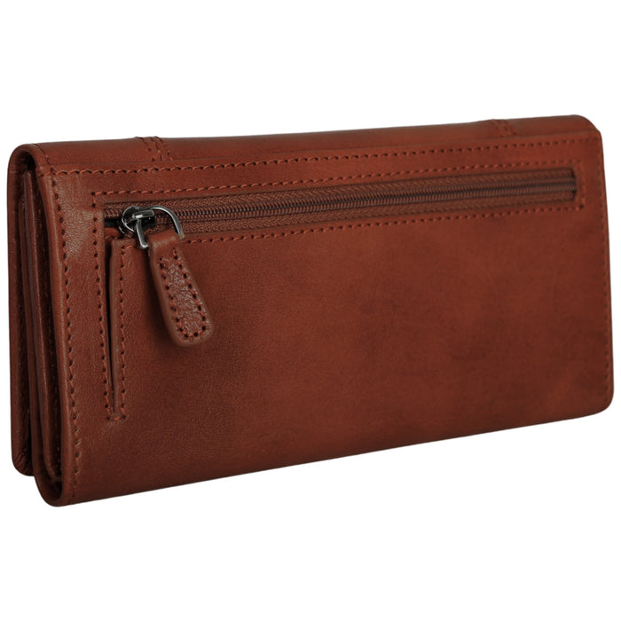 Mancini Leather Pelle D’oro RFID Secure Trifold Wallet
