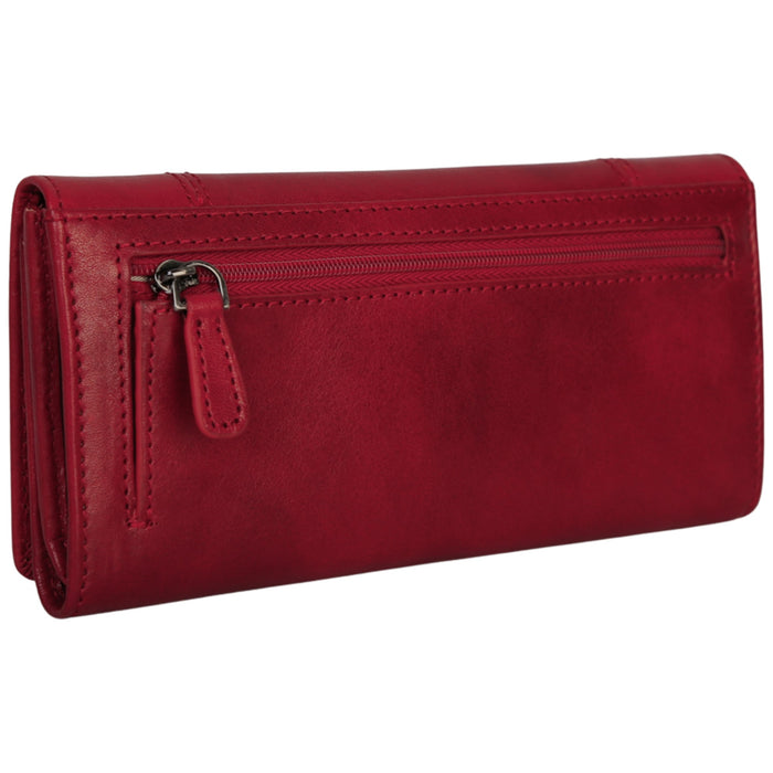 Mancini Leather Pelle D’oro RFID Secure Trifold Wallet