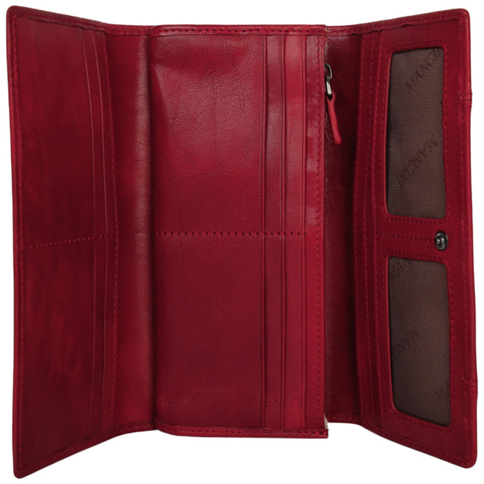 Mancini Leather Pelle D’oro RFID Secure Trifold Wallet