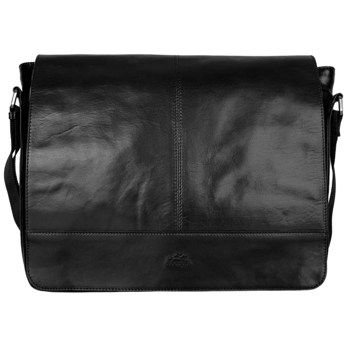 Mancini Leather Pelle D’oro 15” Laptop / Tablet Messenger Bag