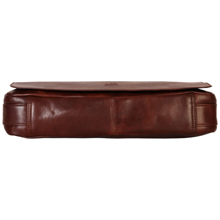 Mancini Leather Pelle D’oro 15” Laptop / Tablet Messenger Bag