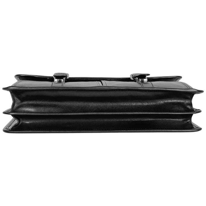 Mancini Pelle D’oro Double Compartment 15.6” Laptop / Tablet Briefcase