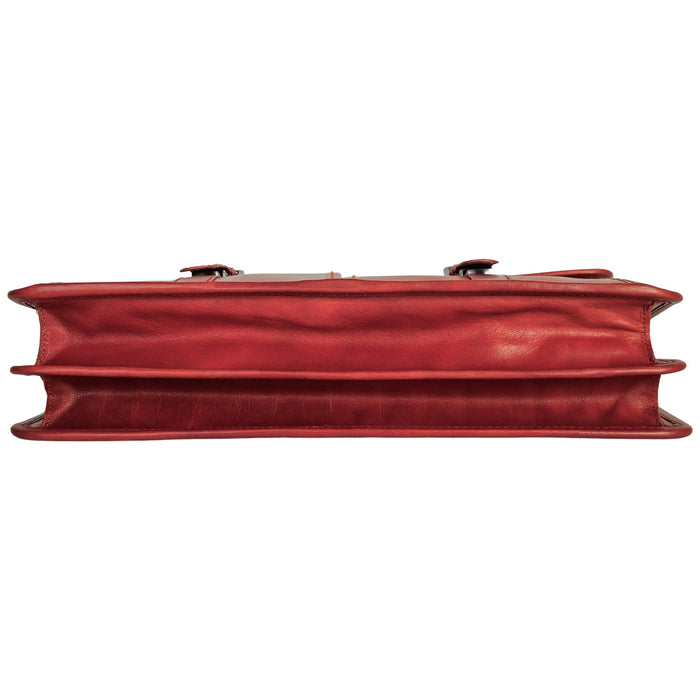 Mancini Pelle D’oro Double Compartment 15.6” Laptop / Tablet Briefcase