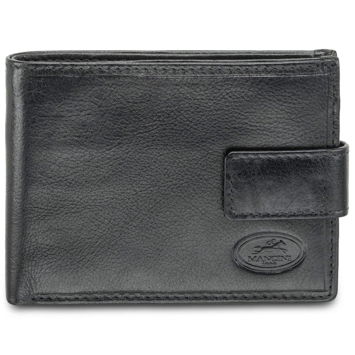 Mancini Leather Men's Wallet with Coin Pocket RFID