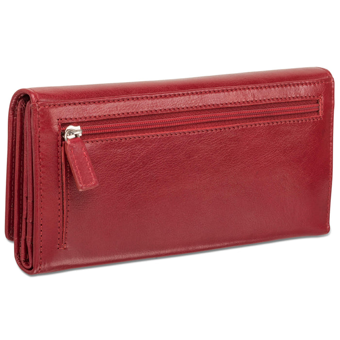 Mancini Leather Ladies’ RFID Secure Trifold Wallet